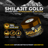 Shilajit Gold - with Ashwagandha and 24K Gold